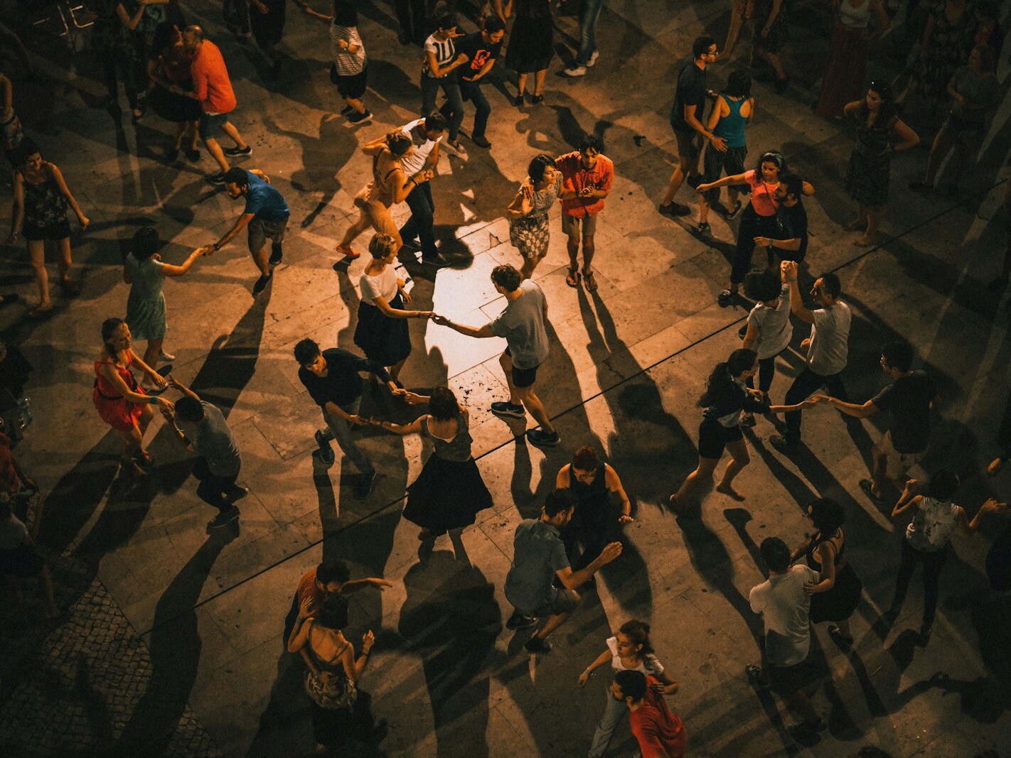 group of people dancing
